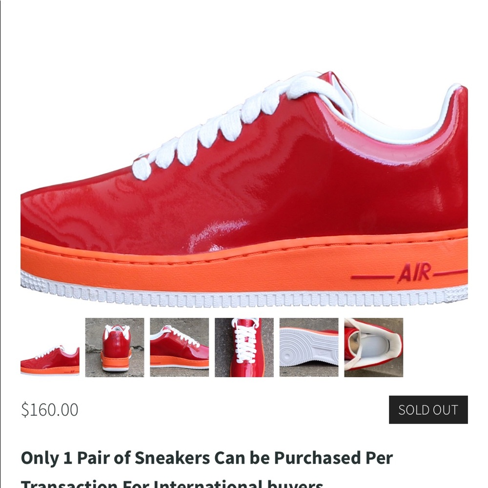 Vintagefirst between two brands AirForce1-Supreme